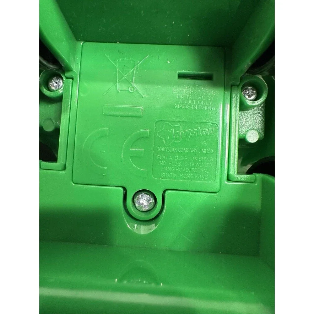 NavyStar Push Green Tractor w/ Plow Musical WORKS Sounds Lights